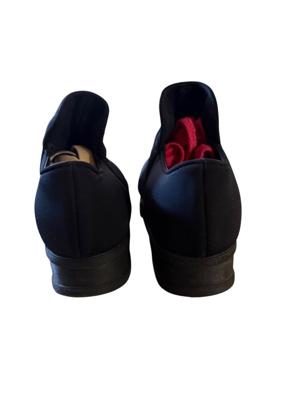 iRi New York WES Neoprene Black Slip-On Platform Shoes With Chunky Sole Size 40 - Picture 4 of 9
